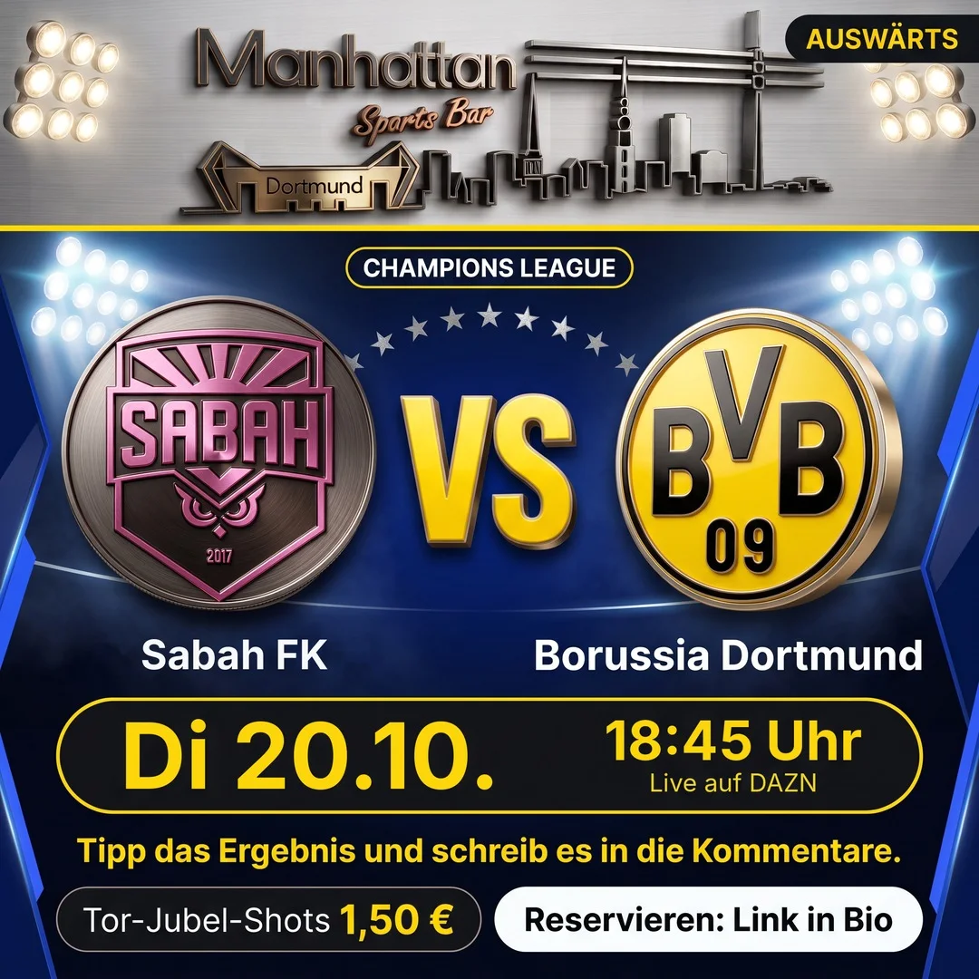 BVB live: Sabah FK gegen Dortmund in der Champions League